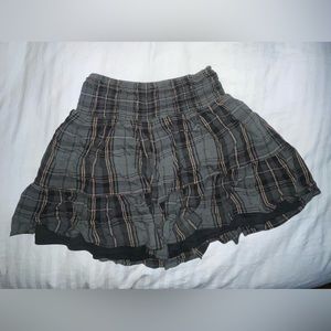 Self love mini skirt- plaid